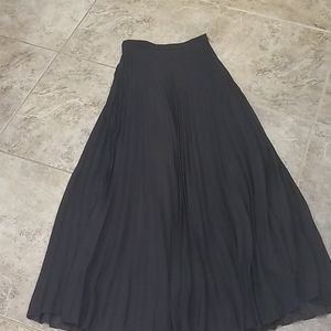 High waisted maxi skirt